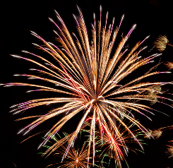 Feuerwerk Explosion